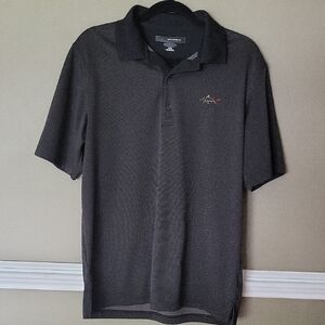 Greg Norman Collection Charcoal Polo Shirt Size Medium